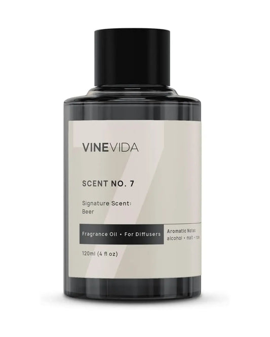 Close-up of the label on the 4 Fl Oz bottle, clearly displaying "Beer Fragrance Oil".