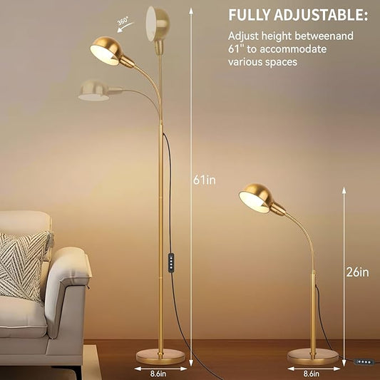 Close-up of the control panel on the lamp pole, showing the dimmer and timer switch.