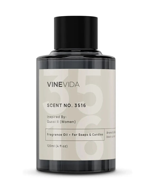 Close-up of the bottle's label, clearly showing "Scent No. 3516" as the primary identifier.