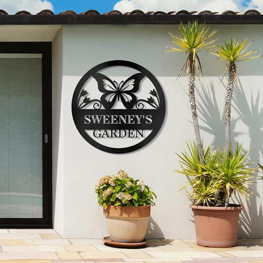 Close-up view of the durable metal finish and precise laser-cut details of the custom wall art.