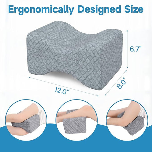 Close-up of the contoured X-Large gray cushion designed for hip, back, and sciatica pain relief.