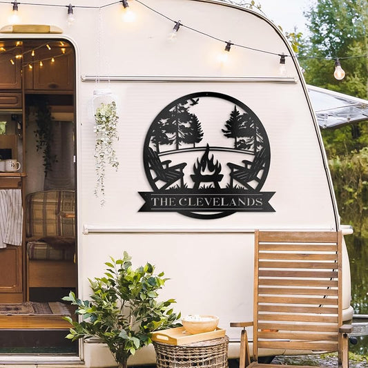 Close-up view of the durable metal finish and precise laser-cut details of the custom wall art.