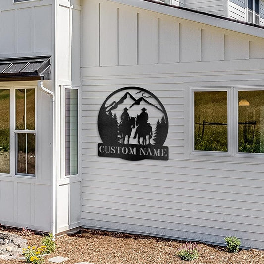 Close-up view of the durable metal finish and precise laser-cut details of the custom wall art.