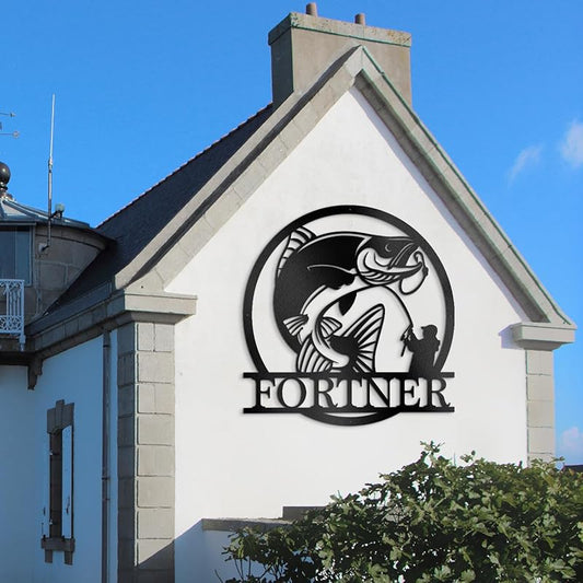 Close-up view of the durable metal finish and precise laser-cut details of the custom wall art.