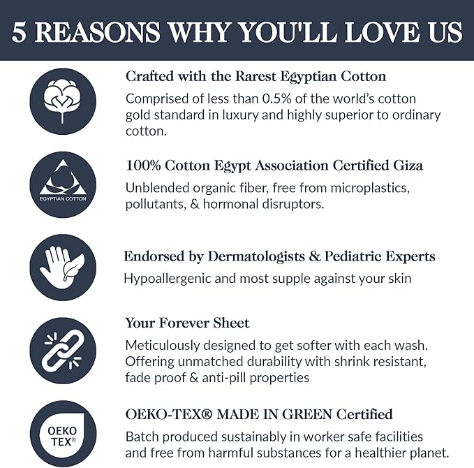 Close-up of the 400 thread count Egyptian cotton percale fabric, showing its smooth, breathable texture.